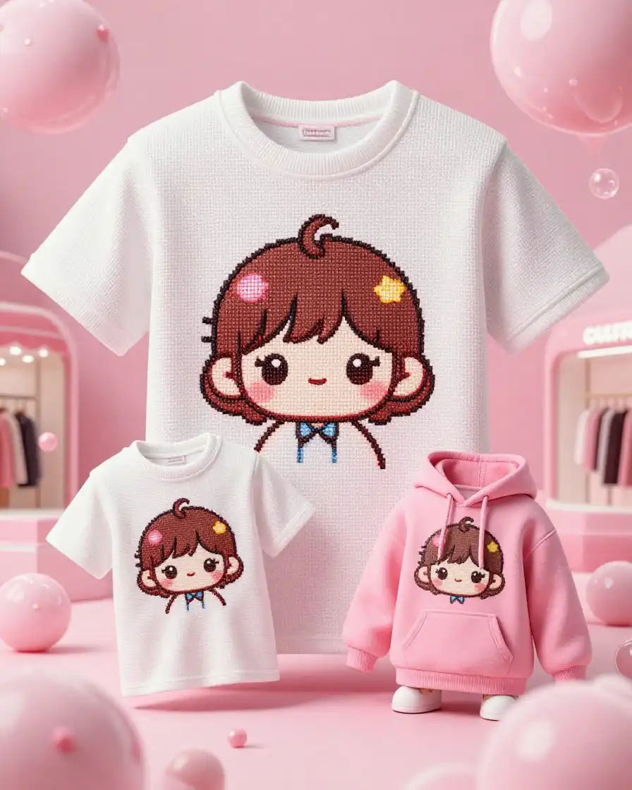 Chibi-style cute T-shirts