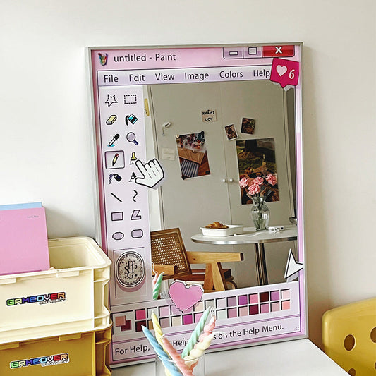 Retro Pixel Style Mirror