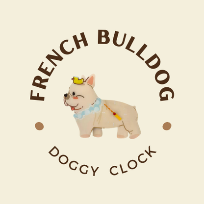 Playful Doggy Wall Clock