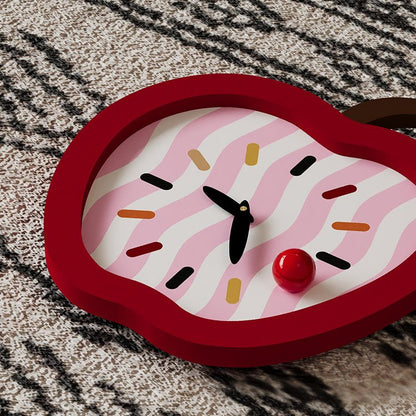 Whimsy Apple Shaped Clock