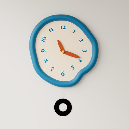 Asymmetrical Drip Clock